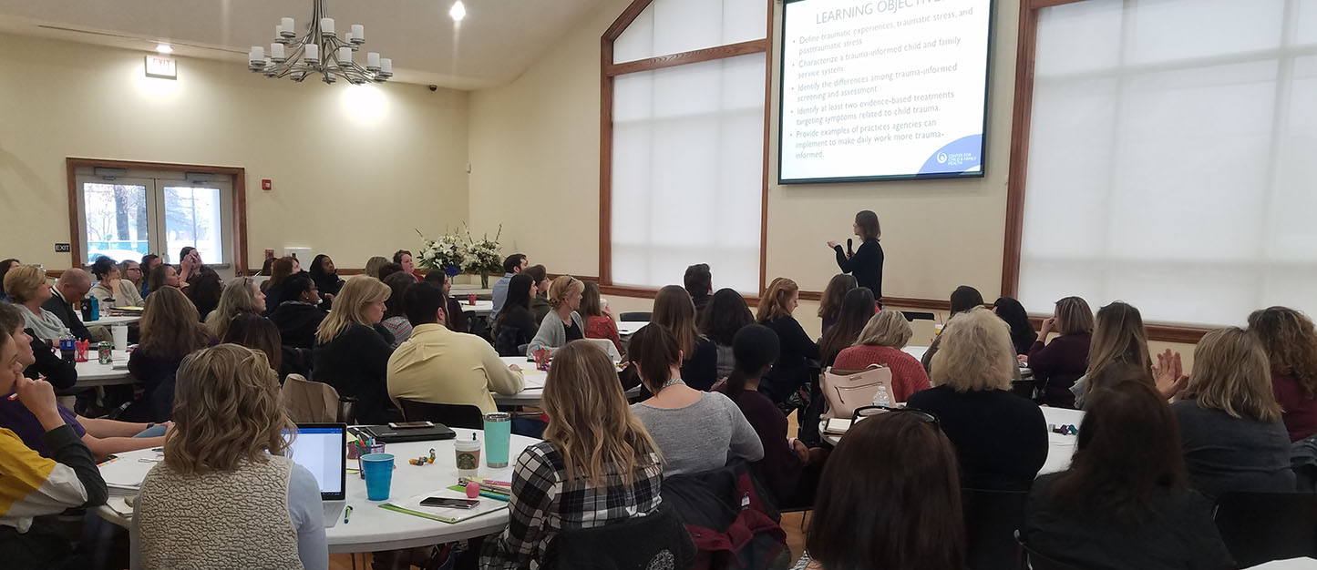 Caldwell County Schools, Vaya Health and other community stakeholders participated in a Feb. 20 training in Caldwell County. Photo courtesy Caldwell County Schools.
