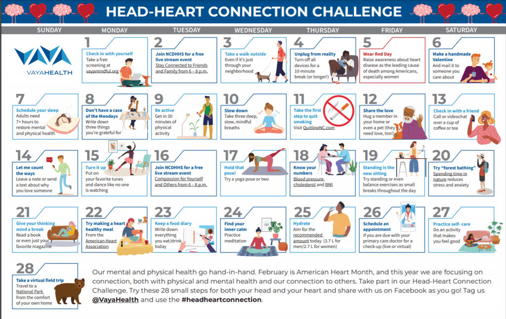 Calendar Image - Head-Heart Connection Challenge