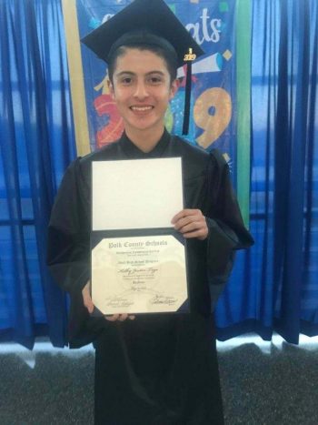 Kelby at graduation