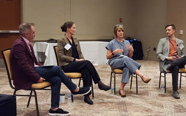 i2i-Winter-Conference Four Vaya Health members sit together in a forum to discuss important topics.