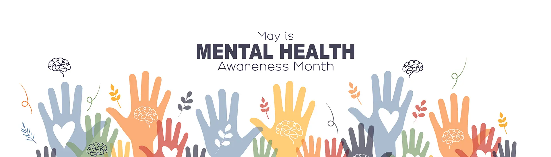 May is Mental Health Awareness Month Banner