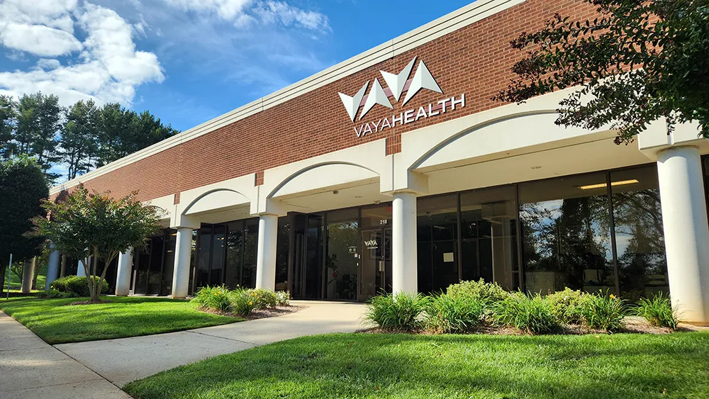 Sede de Vaya Health en la oficina de Ridgefield, en Asheville (Carolina del Norte).