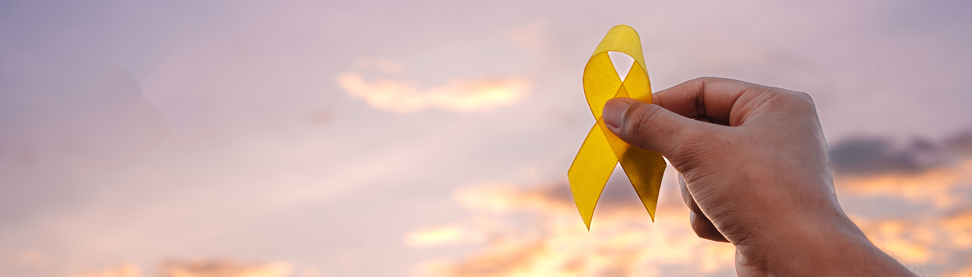 Suicide Prevention Banner - Yellow Ribbon