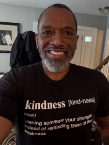 Victor Armstrong in his home.